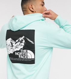 Худи светло-бирюзового цвета с принтом на спине The North Face эксклюзивно на ASOS-Зеленый