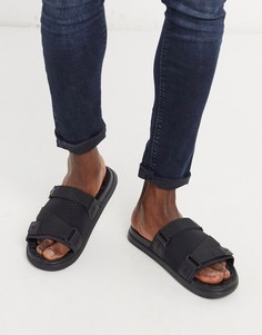 Черные легкие сандалии Toms-Черный