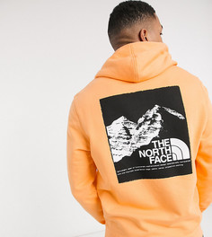 Худи оранжевого цвета с принтом The North Face эксклюзивно для ASOS-Оранжевый