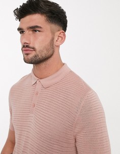 Поло розового цвета Topman-Розовый