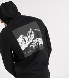 Худи черного цвета с принтом на спине The North Face эксклюзивно на ASOS-Черный