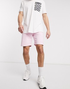 Розовые трикотажные шорты Bershka-Розовый