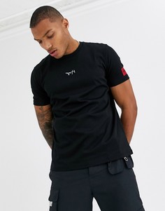 Черная футболка с логотипом HUGO Durned-Черный