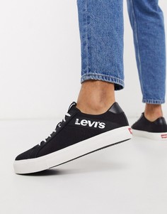 Черные кроссовки с логотипом Levis-Черный Levis®