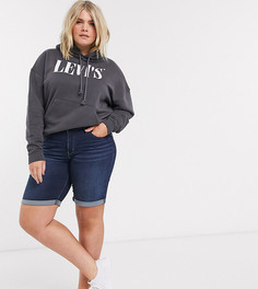 Шорты с отворотами Levis Plus-Синий