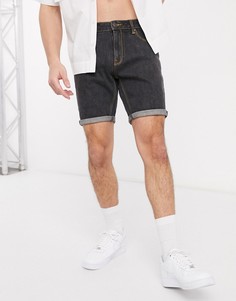 Черные джинсовые шорты скинни в стиле ретро ASOS DESIGN-Черный