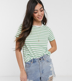 Футболка в полоску с круглым вырезом ASOS DESIGN Petite-Мульти