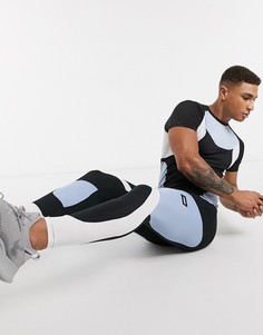 Спортивные леггинсы с контрастными вставками ASOS 4505-Серый