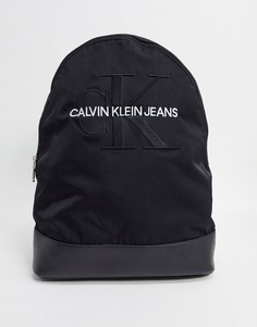 Рюкзак с монограммой Calvin Klein-Черный