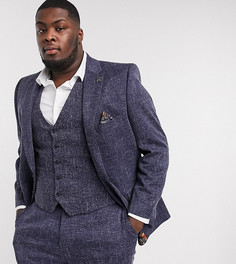 Синий пиджак Jacamo Armstrong-Темно-синий