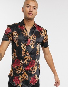 Рубашка Siksilk x Dani Alves-Черный