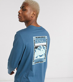 Синий лонгслив The North Face Faces эксклюзивно для ASOS-Серый