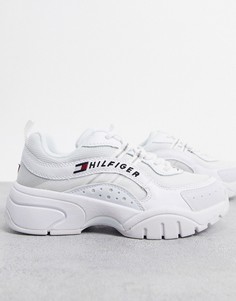 Белые кроссовки Tommy Jeans-Белый