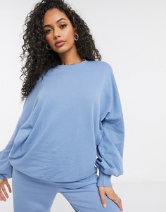 Свитшот в стиле oversized от комплекта Public Desire-Синий