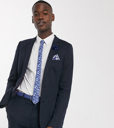 Темно-синий супероблегающий пиджак ASOS DESIGN Tall wedding