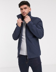 Темно-синяя куртка с капюшоном и двумя карманами Jack & Jones Premium-Темно-синий