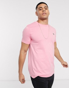 Розовая приталенная футболка с логотипом PS Paul Smith-Розовый