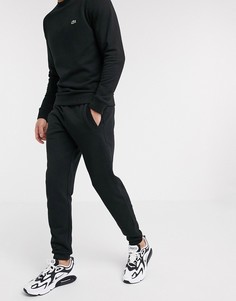 Черные узкие джоггеры с манжетами Lacoste-Черный