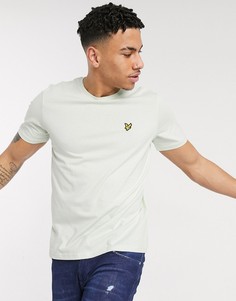 Светло-зеленая футболка с логотипом Lyle & Scott-Зеленый