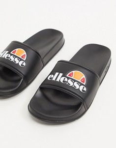 Черные шлепанцы Ellesse-Черный