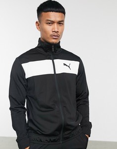 Черный спортивный костюм Puma Techstripe