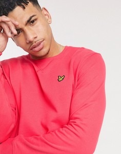 Розовый свитшот с круглым вырезом Lyle & Scott