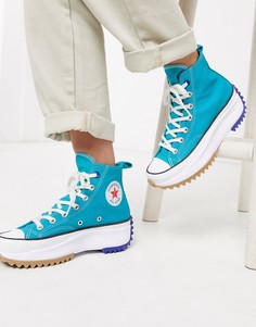 Синие походные кеды Converse Run Star-Синий