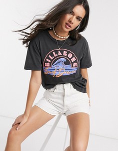 Черная футболка Billabong-Черный
