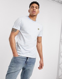 Футболка в синюю и белую бретонскую полоску Lyle & Scott-Синий