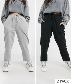 2 джоггеров с завязкой ASOS DESIGN - НАБОР СО СКИДКОЙ-Мульти