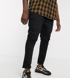 Черные джинсы скинни Burton Menswear Big & Tall-Черный