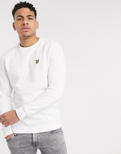Белый свитшот с круглым вырезом Lyle & Scott