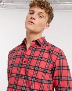 Красная рубашка в клетку тартан New Look-Красный