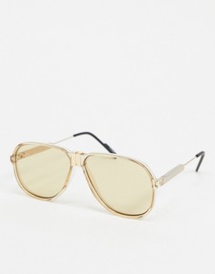 Коричневые солнцезащитные очки-авиаторы Spitfire-Коричневый