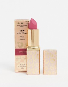 Матовая губная помада Revolution Pro New Neutrals - Struck-Розовый