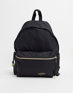 Рюкзак с золотистой отделкой Eastpak padded pakr-Черный