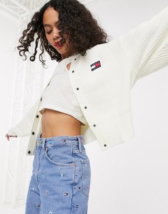 Белый кардиган Tommy Jeans