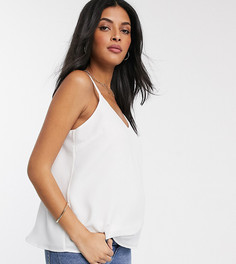 Белая свободная двухслойная майка ASOS DESIGN Maternity-Белый