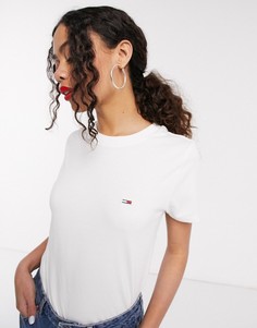 Классическая белая футболка Tommy Jeans-Белый