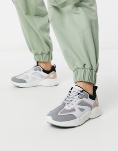 Разноцветные кроссовки на массивной подошве ASOS DESIGN-Мульти