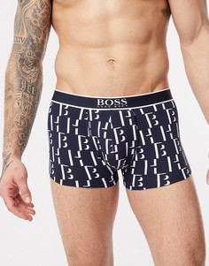 Темно-синие боксеры-брифы с логотипом BOSS bodywear-Темно-синий