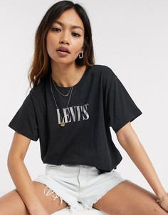 Черная футболка с принтом из фольги Levis-Черный Levis®