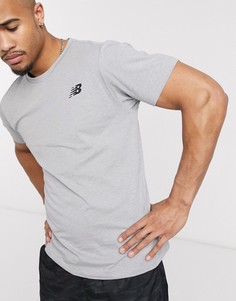 Серая футболка New Balance Running-Серый