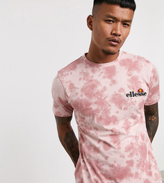 Розовая футболка с принтом тай-дай ellesse эксклюзивно для ASOS-Розовый