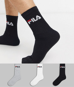 3 пары носков разных цветов Fila-Мульти