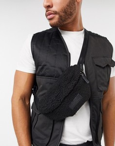 Сумка-кошелек на пояс из искусственной цигейки Eastpak-Черный