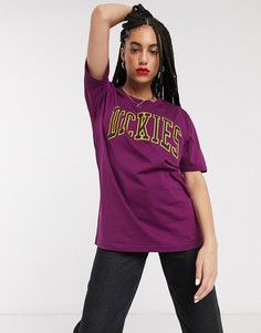 Футболка баклажанового цвета Dickies-Фиолетовый