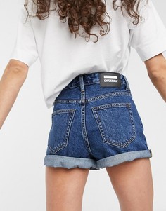 Шорты с завышенной талией и отворотами Dr Denim Jenn-Синий