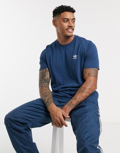 Синяя футболка adidas Originals-Синий