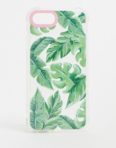 Чехол для iPhone с пальмовым рисунком Skinnydip bali-Зеленый